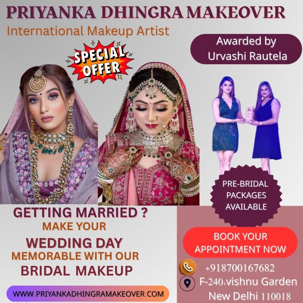 Bridal Makeup Packages in Delhi