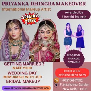 Bridal Makeup Packages in Delhi